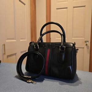 Gucci (Two COA Included) VINTAGE Boston Bag with Sherry Line